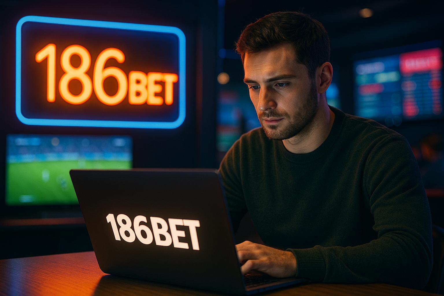 Apostas esportivas no cassino online 186BET