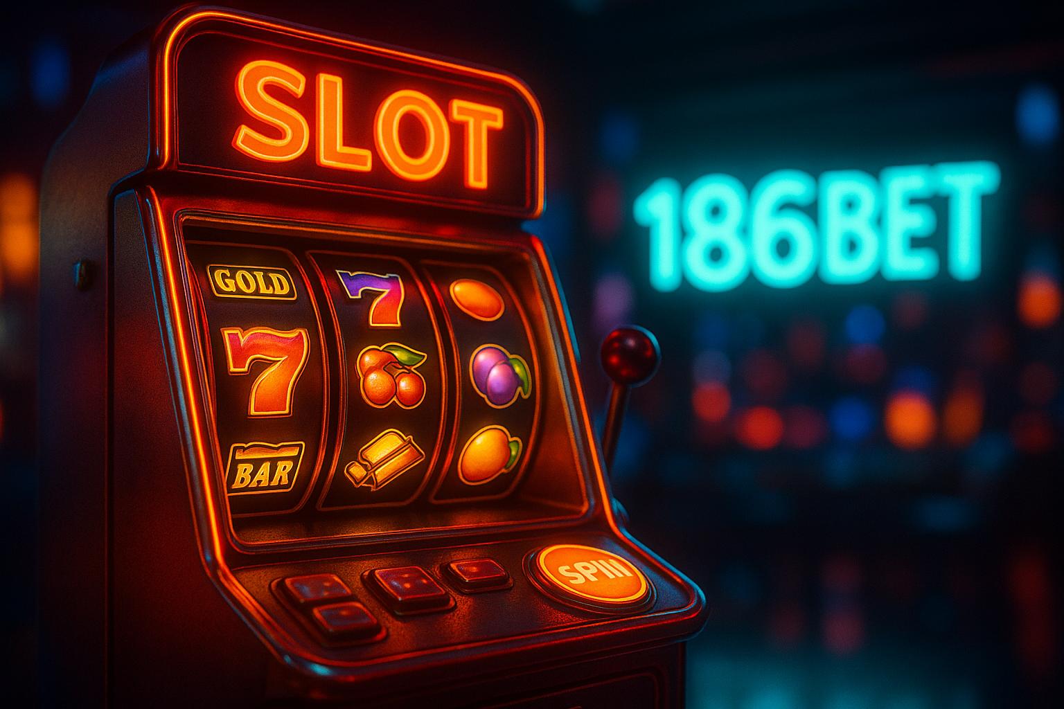 Explore o mundo das slot machines no 186BET Casino